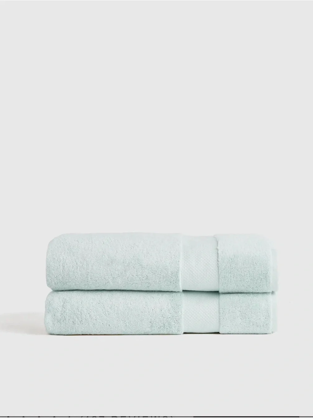 Quince Turkish Ultra Plush Bath Towel 6-Piece Bundle Color: Mist NWOT
